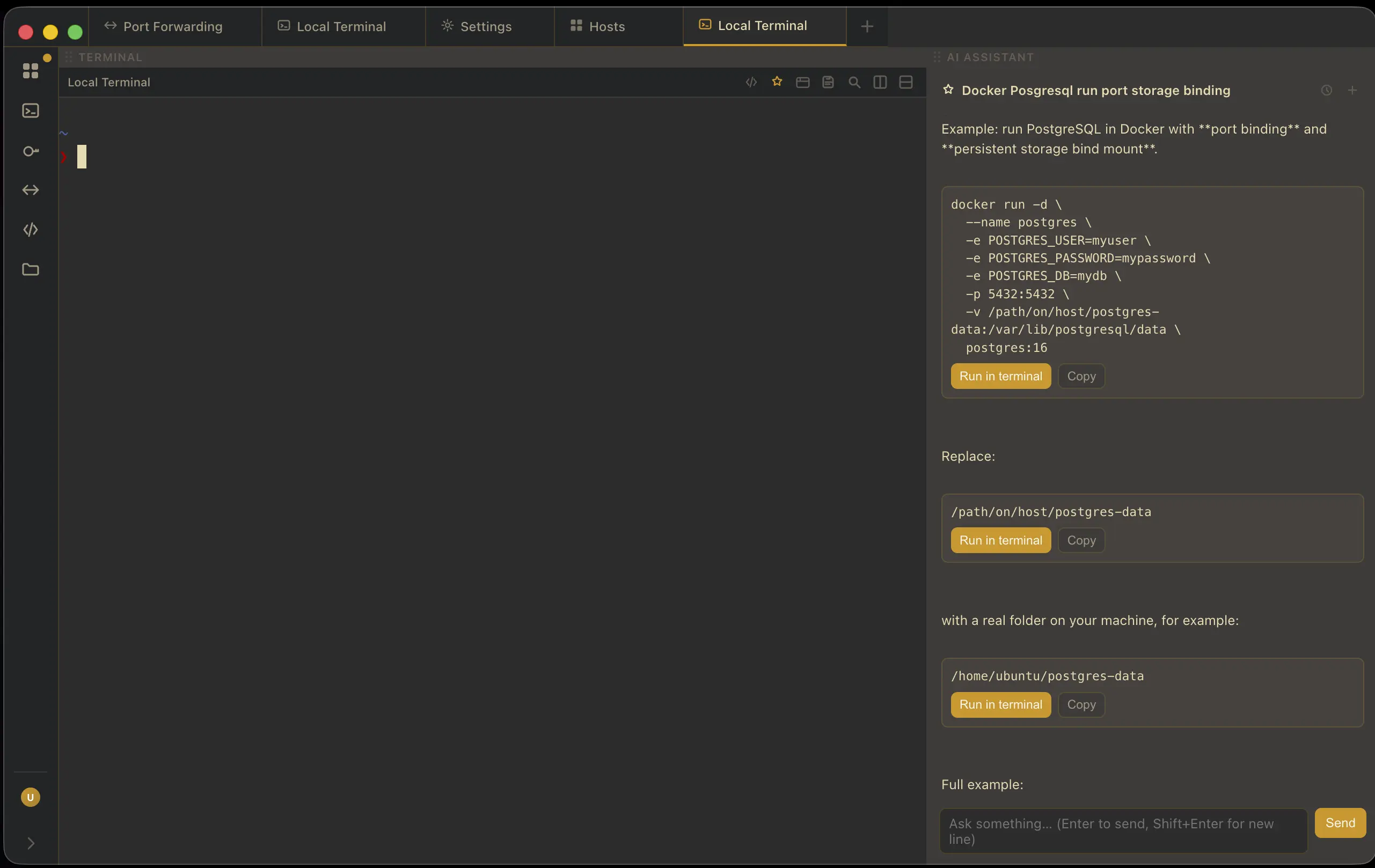 AI assistant in the terminal